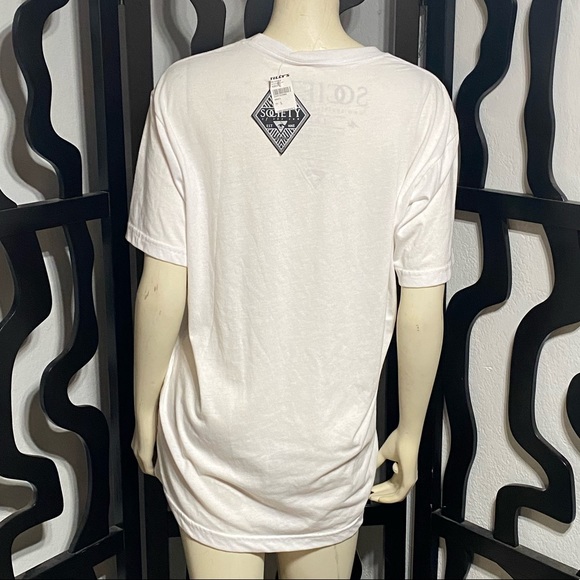 Society White Graphic Tee Tillys NWT - Picture 3 of 3